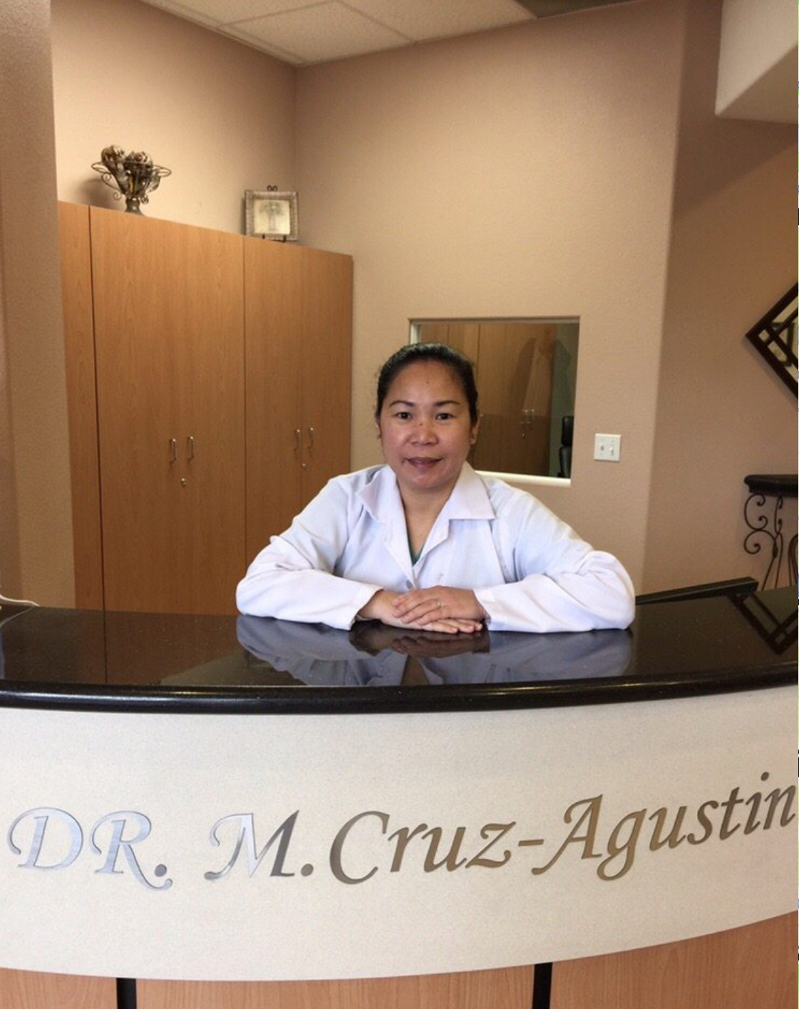 Dr. Cruz-Agustin and the office team